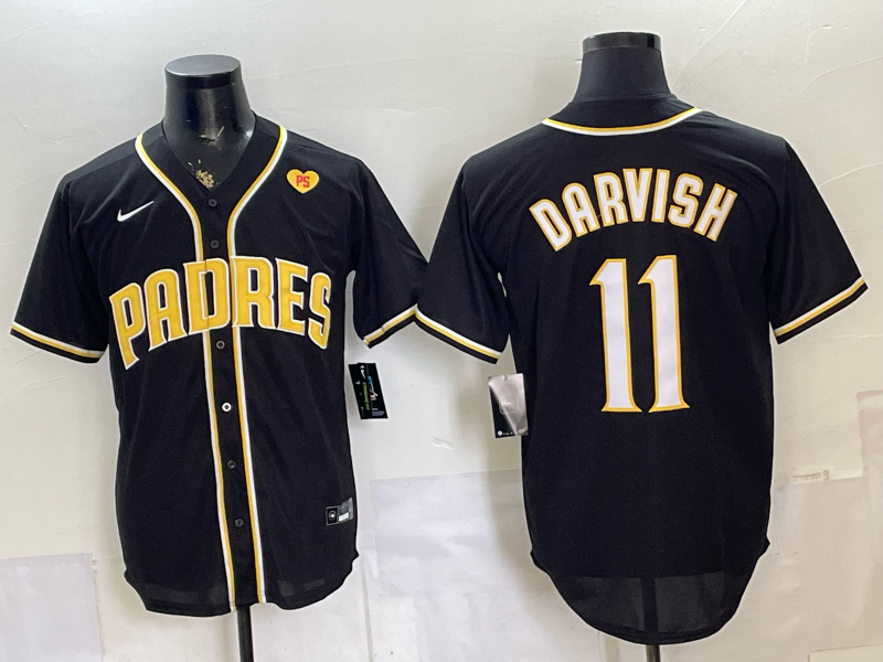 Men San Diego Padres #11 Darvish black Nike MLB 2026 Jersey 052606